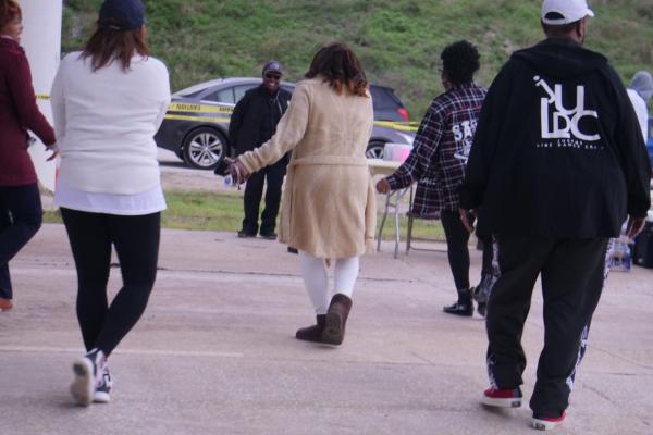 Attendees dance at Open Streets @ Innerbelt event, Sept. 10, 2022