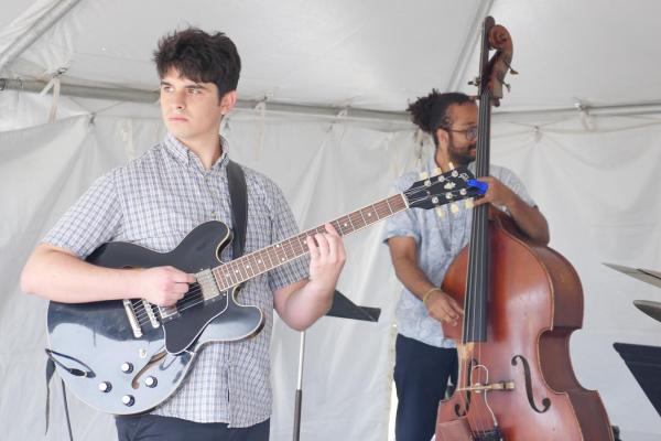 Musicians play at Rubber City Jazz Festival @ Innerbelt event, Oct. 1, 2022